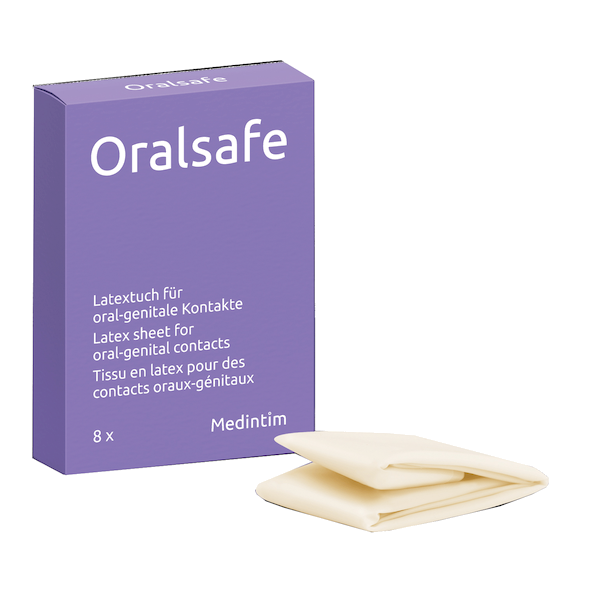 Oralsafe, Lecktuch 8 Stk., Vanille, Latexschutztu