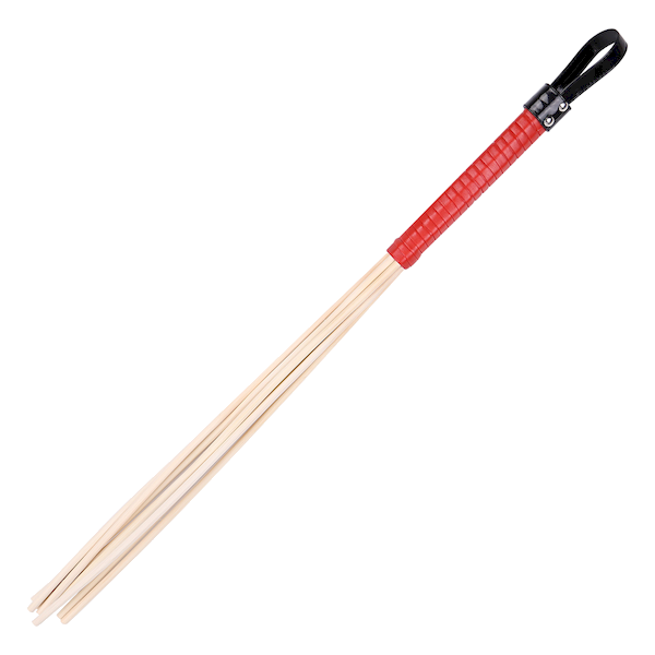 Rattan canes 8pcs 60cm red handle