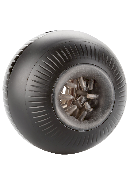 Optimum Power Masturball, schwarz, ABS/TPR, 10 Vi