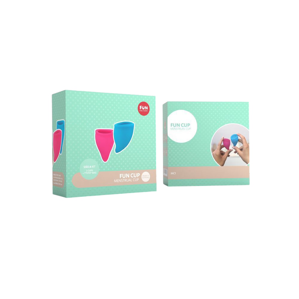  Fun Cup A 2er pink/turquoise - Menstruationscups