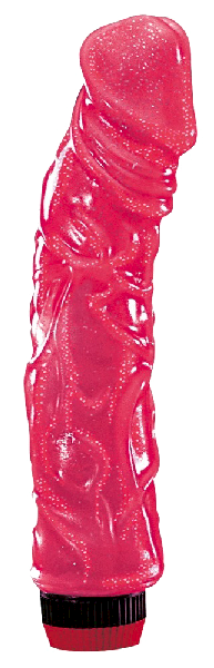 Big Jelly Vibrator pink, 23cm, Ø4,5cm