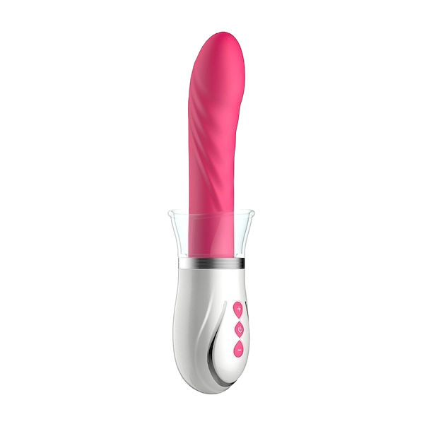 Twister 4 in 1 rechargeable Couples Pump Kit pink