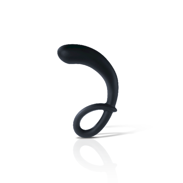 Curving Curt, schwarz, flexibler Prostata-Stimula