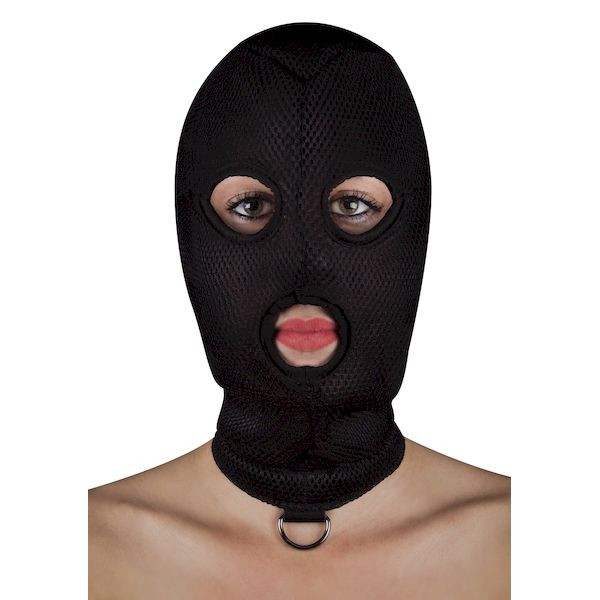 Extreme Mesh Balaclava with D-Ring schwarz