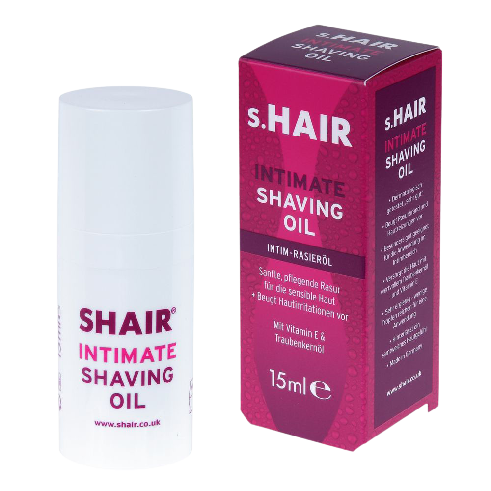 s.HAIR Intimate Shaving Oil, 15 ml