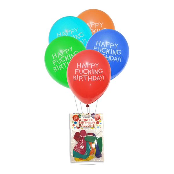 X-Rated Birthday Ballons