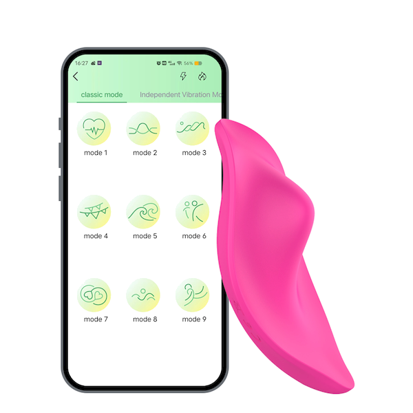 Panty Pleasure App controlled Panty-Vibrator pink